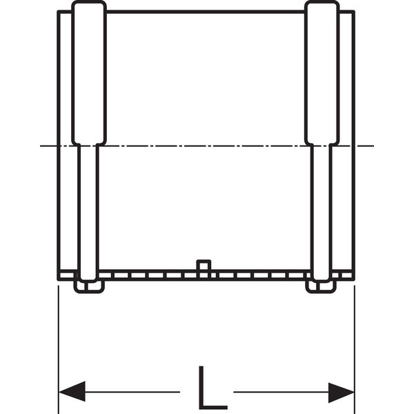 Муфта Rehau RAUPIANO, DN 40, PP (полипропилен), двухраструбная
