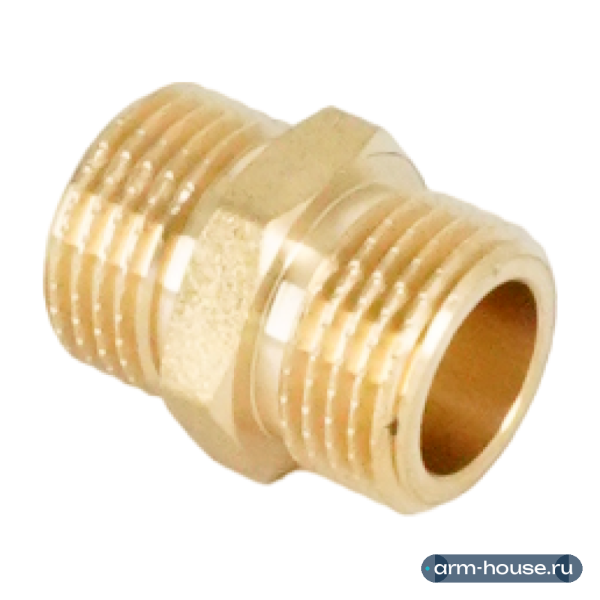 Ниппель равнопроходной НН ELSEN Metalit, 1/2", латунь