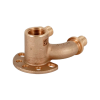 Угольник настенный проточный РЕХАУ RAUTITAN, 16/16-Rp 1/2", бронза (RX+), короткий