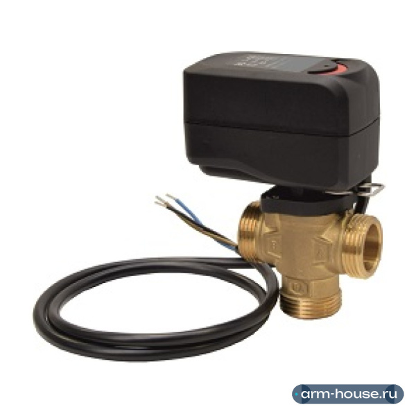 Клапан отводной 3-ходовой Womix WZP3-25M, 1" ВР, Kvs 8 м3/ч, 2-точечный SPST, латунь