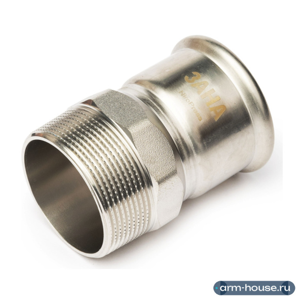 Ниппель переходной SANHA NiroPress, 18 x 3/4" (НР), AISI 304L, ВПр-НР
