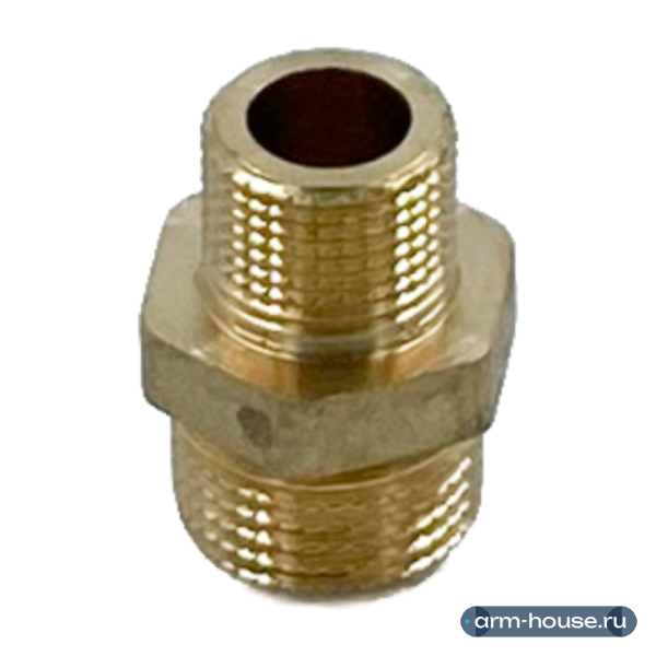 Ниппель переходной НН ELSEN Metalit, 3/8"х1/2", латунь