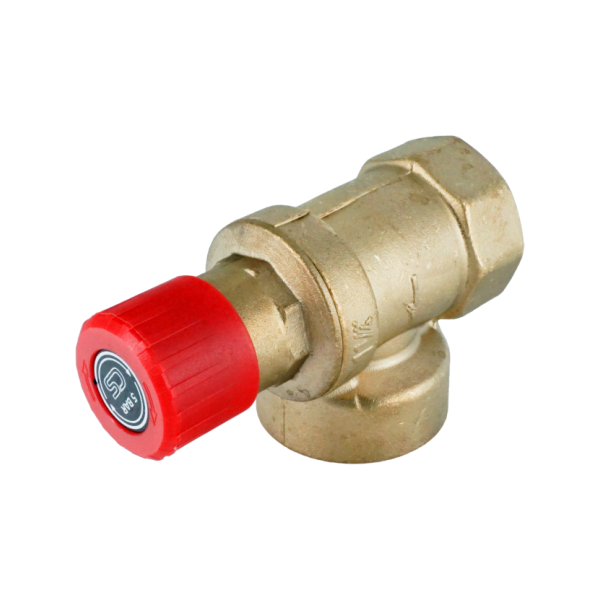 Клапан предохранительный ELSEN ESV05 1 1/4"х1 1/2" ВВ 5 бар, латунь