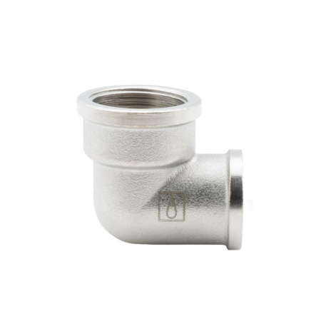 Угольник переходной 3/4" х 1/2" ВР-ВР, никелированный Alato