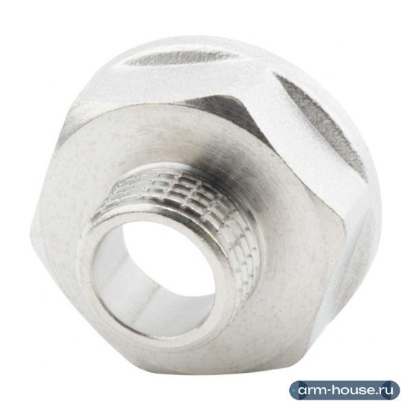 Переходник 1" х 1/2" ВР-НР, никелированный Alato