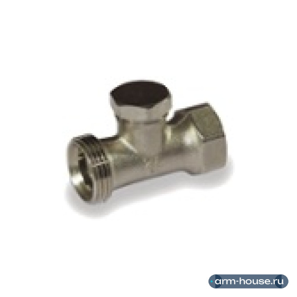 Вентиль запорный прямой Varmann, 3/4" x 1/2" (DN 15), латунь, на обратную линию