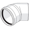 Отвод Rehau RAUPIANO, DN 45°, 160, PP (полипропилен)