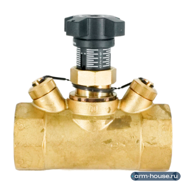 Вентиль регулирующий Oventrop Hycocon VTZ, DN 32 - 1 1/4" ВВ, PN 16, в теплоизоляции, латунь