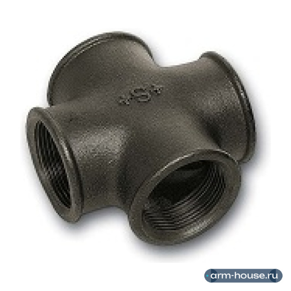 Крестовина SANHA, 1 1/4", чугун, 180#