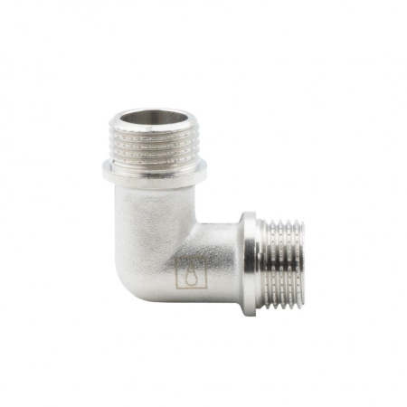 Угольник 1/2" НР-НР, никелированный Alato