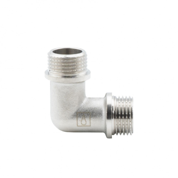 Угольник 1/2" НР-НР, никелированный Alato