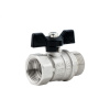 Кран шаровой 3/4", неполнопроходной, ВР/НР, ручка бабочка