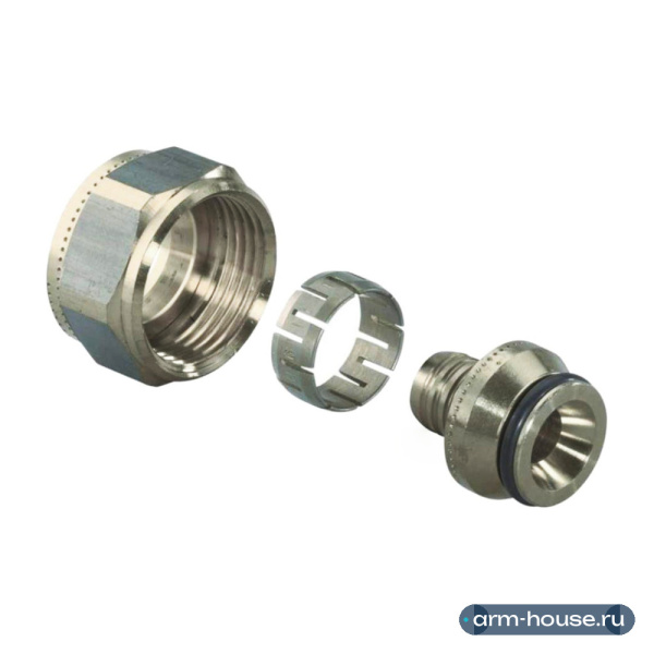 Зажимной адаптер UPONOR FLEX-X из покрытой латуни PE-X 20х2,8-3/4" ВР, евроконус