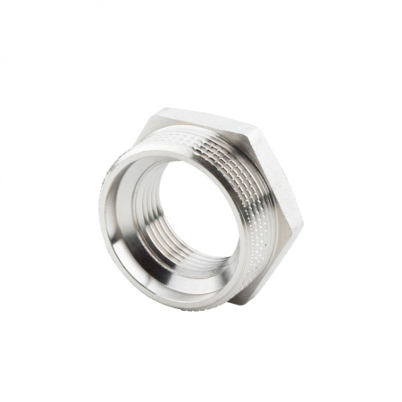 Футорка 1 1/2" х 1" НР-ВР, никелированная Alato