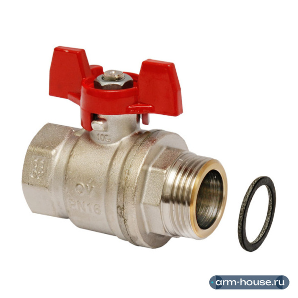 Кран шаровой для коллектора Oventrop 1"х1" ВН PN10