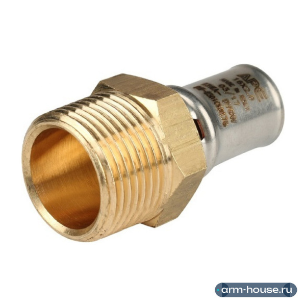 Переходник пресс Stout 16x3/4" НР с наружной резьбой (SFP-0001-003416)
