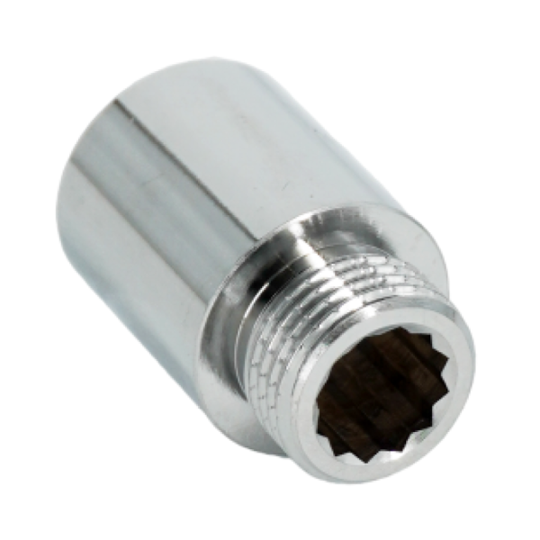 Удлинитель НВ ELSEN TIN, 1/2" x 30 мм, латунь
