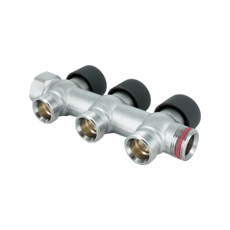Коллектор распределительный Rehau RAUTITAN G 3/4"х3/4" EK, 3 отвода, с регулировкой