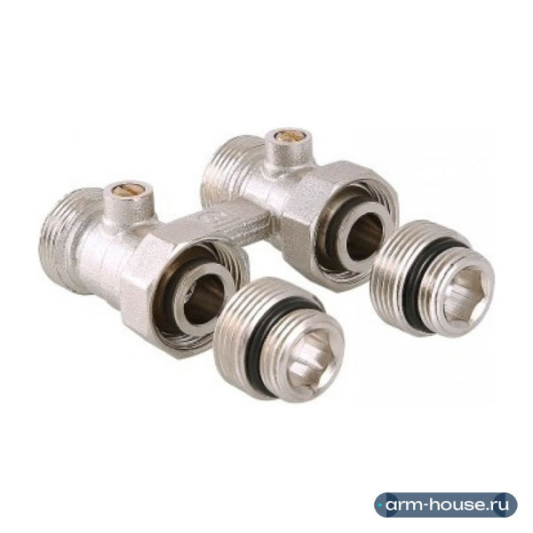 Узел нижнего подключения Valtec 1/2"х3/4" «евроконус» прямой для радиатора (арт. VT.345K.N.E04)