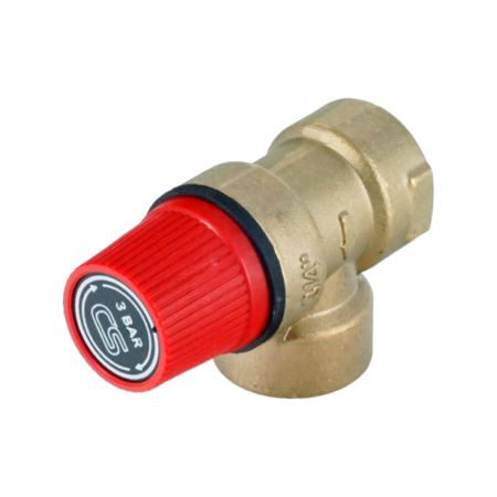 Клапан предохранительный мембранный ELSEN ESV03 3/4" ВВ 3 бар, латунь