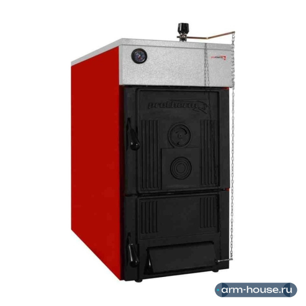Котёл твердотопливный напольный Protherm Бобёр 40DLO, мощность 32 кВт, одноконтурный, открытая камера