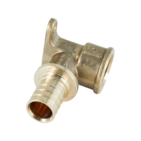 Угольник настенный В ELSEN Monolit, 25х3/4", латунь