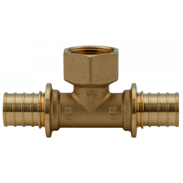 Тройник переходник латунный 25 x 3/4" x 25 Alato