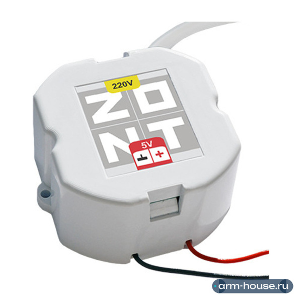 Блок питания ZONT в подрозетник 5V/220