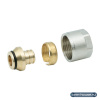Фитинг компрессионный 20 х 2,8 х 3/4" для труб PE-X