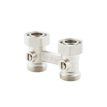 Узел нижнего подключения радиатора 3/4" х 3/4" EK, Н-образный прямой