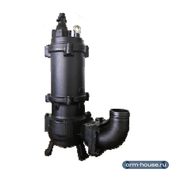 Насос CNP 65WQ30-25-5.5ACW(I)+TOS-65 погружной для отвода канализационных сточных вод, с режущим механизмом, с АТМ, 5,5 кВт