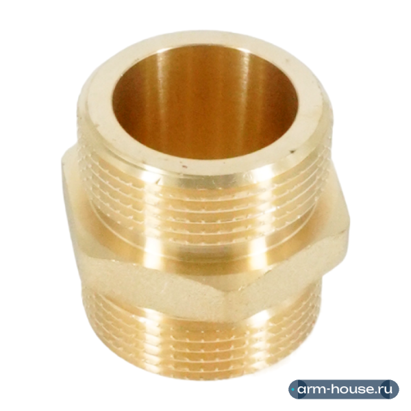 Ниппель равнопроходной НН ELSEN Metalit, 1 1/4", латунь