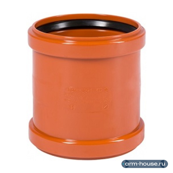 Муфта двойная Ostendorf KGMM, 250, PVC (поливинилхлорид)