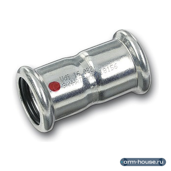 Муфта соединительная SANHA 24270, 35, оцинкованная сталь, ВПр-ВПр