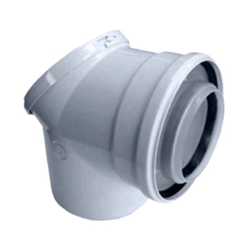 Отвод Buderus концентрический FC-CER80-87, DN80/125, 87°, со смотровым люком