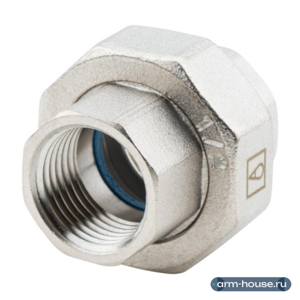 Американка прямая 1/2"ВР-ВР, никелированная Alato