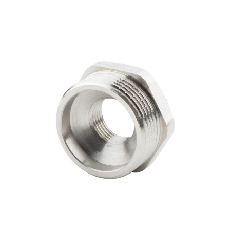 Футорка 1 1/4" х 1/2" НР-ВР, никелированная Alato