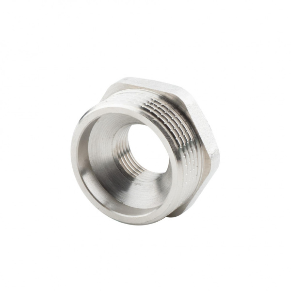 Футорка 1 1/4" х 1/2" НР-ВР, никелированная Alato