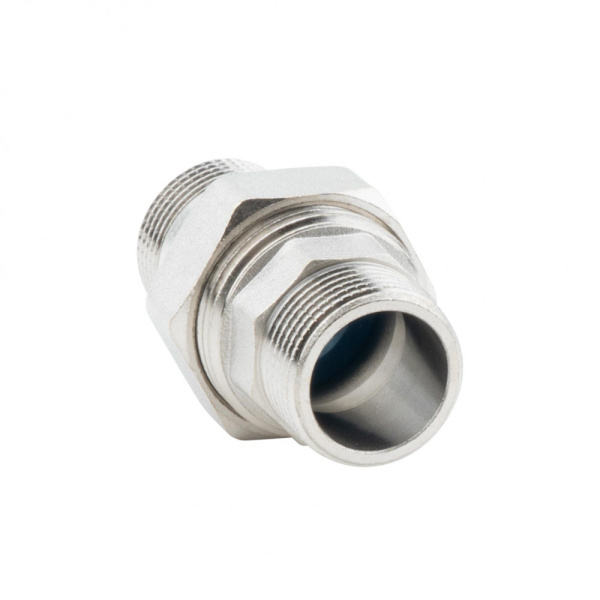 Американка прямая 1/2"НР-НР, никелированная Alato