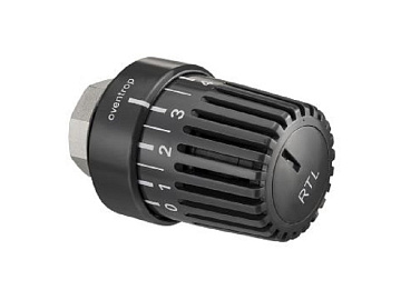 Термостат Oventrop Uni RTLH, M30x1,5, пластик, цвет антрацит