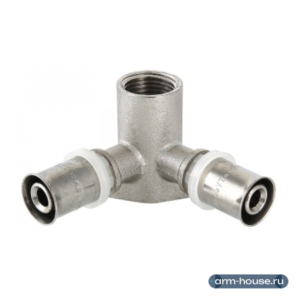 Пресс-водорозетка проходная VALTEC 16х1/2" (арт. VTm.234.N.160416)