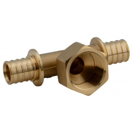 Тройник переходник латунный 20 x 3/4" x 20 Alato