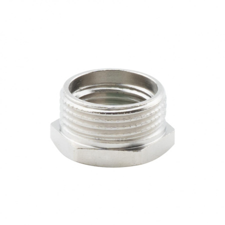 Футорка 1/2" х 3/8" НР-ВР, никелированная Alato, арт. 0122-2015