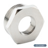 Футорка 1 1/4" х 3/4" НР-ВР, никелированная Alato, арт. 0122-4020
