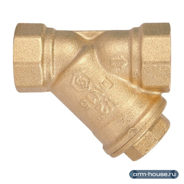 Фильтр сетчатый Stout 1/2" косой грязевик 500 мкр (SFW-0011-000015)