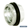 Переходник Uni-Fitt 3/4"x1/2" НР/ВР с прокладкой O-ring никелированный 634N3201
