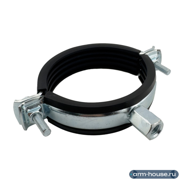 Хомут для высоких нагрузок Конкреп HD1501, M10/M12, 73-78 мм, с EPDM