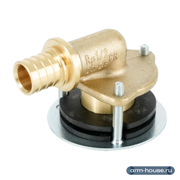 Угольник настенный ВР РЕХАУ RAUTITAN MX, 20-Rp 1/2"х28, DZR латунь, для гипсокартона