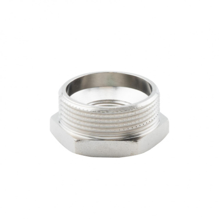 Футорка 1 1/4" х 3/4" НР-ВР, никелированная Alato, арт. 0122-4020