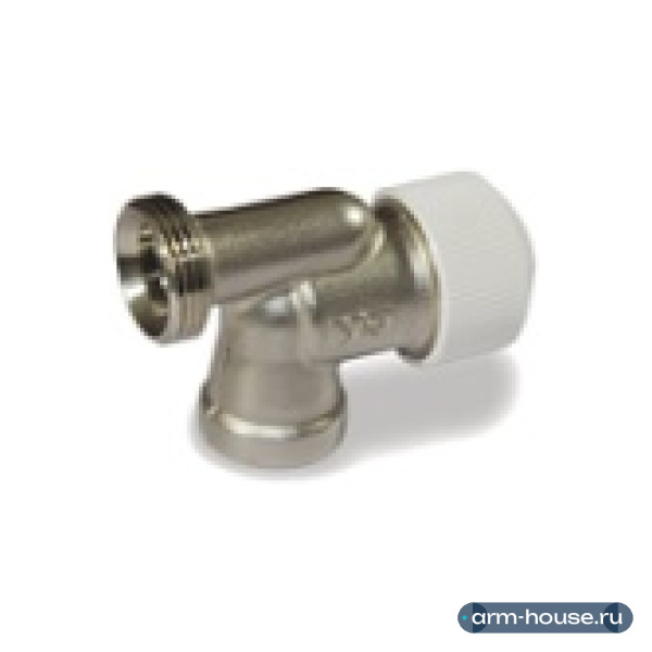 Вентиль запорный осевой Varmann, 3/4" x 1/2" (DN 15), латунь, на подающую линию